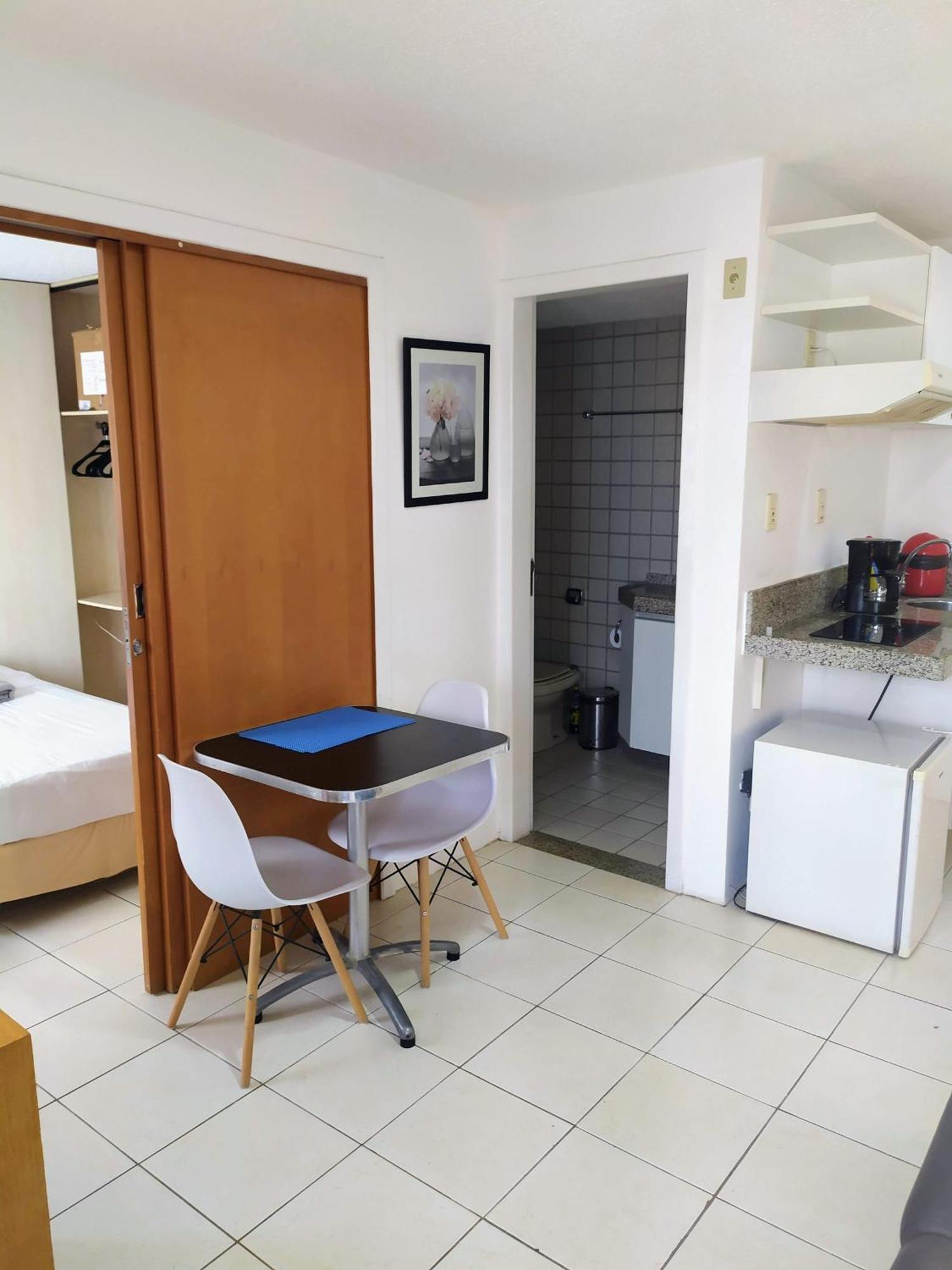 Vista Mar E Lagoa - Cozinha E Frigobar - Apartamento Flat Proximo A Praia Sao Luis  Exterior photo